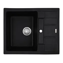 Кухонна мийка Haiba HB8210-G226 Black 620x500x200 HB0983, Чорний матовий