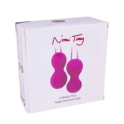 Набір вагінальних кульок Nomi Tang IntiMate Kegel Set, 2 шт., фіолетовий - мініатюра 5