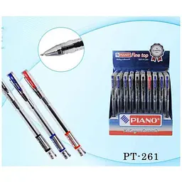 Ручка масляна PIANO синій 0,7мм РT-261 в асортименті