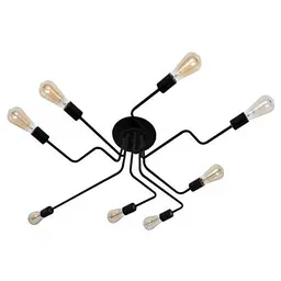Люстра лабіринт в стилі лофт Levistella 756PR0230-8 BK