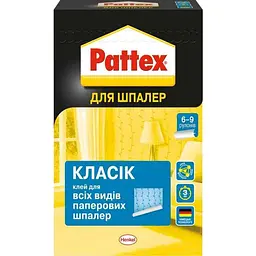 Клей для шпалер PATTEX 190г "Класік" ( 6-9 рул.) для всіх видів шпалер