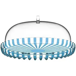 Тортівниця Guzzini Dolcevita 31 см бірюзова (12570048)