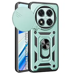 Панель BeCover Military для Xiaomi Redmi Note 14 Pro 5G Dark Green (712870) - мініатюра 2