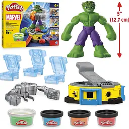 Набір для творчості Hasbro Play-Doh Marvel з масою для ліплення Халк (F9826) - мініатюра 4