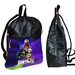 Рюкзак-мішок для школи Fortnite дитяча сумка для взуття та спортивного одягу (01457)