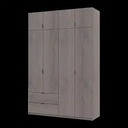 Розпашна Шафа для одягу Doros Лукас Канноло/Канноло 160х50х240 (44900366) - мініатюра 1
