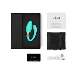 Вібратор для пар Lelo Tiani Harmony, 9 см (бірюзовий) - мініатюра 6