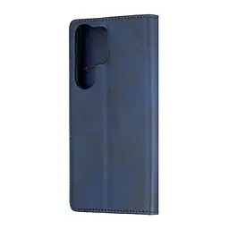 Чохол-книжка Premium Samsung S23 Ultra (S918) Dark Blue - мініатюра 3