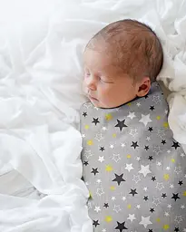 Пелюшки дитячі багаторазові Cosas Yellow Stars 2 шт 80х100 см (Бязь_Звезды-ЖелтоСерые) - мініатюра 3