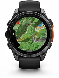 Смарт-годинник Garmin Fenix ​​8 47mm AMOLED Slate Gray with Black Silicone Band (010-02904-00) - мініатюра 10