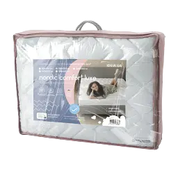 Наматрацник Ideia Nordic Comfort lux стьобаний з бортом по периметру 200х90 см білий (8000034675) - мініатюра 7