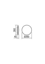 Бра Redo UMBRA AP LED 18W 3000K BK (5.1.2) 01-1336 - мініатюра 2