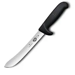 Кухонний ніж Victorinox Fibrox Butcher лезо 18см з чорн. ручкою - мініатюра 2
