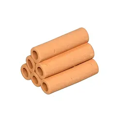 Декорація трубчасті схованки Hobby Prawn Pyramid 3-2-1 red 5x5,5x5 см (41497) - мініатюра 2