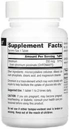Вітаміни та мінерали Source Naturals Chromium Picolinate, 240 таблеток - мініатюра 2
