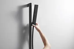 Душова штанга Hansgrohe Unica E Puro 65 см зі шлангом matt black 24404670 - мініатюра 2