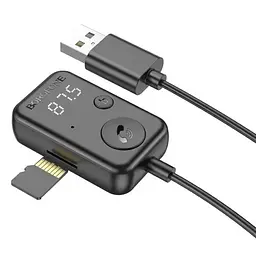 Автомобільний FM модулятор трансмітер з Bluetooth в машину V5.3 Borofone BC49 June USB