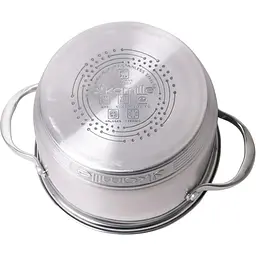 Каструля Kamille, з кришкою, 18 см, 2,9 л (KM-4718S) - мініатюра 3