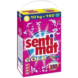 Пральний порошок Sentimat Gold Color - для кольорових речей, 150 прань, 10 кг