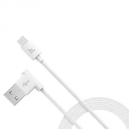 Кабель для заряджання телефона USB - micro USB HOCO UPM10 L-подібний Білий - мініатюра 3