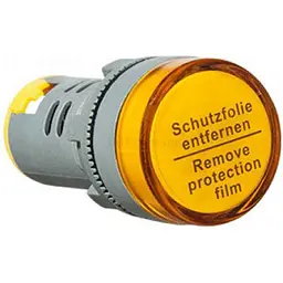 Сигнальна арматура АСКО ECO AD22-22SMD жовта 220V АC