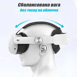 Кріплення-ремінець Meta Oculus Quest 3 Elite Head Strap для VR окулярів - мініатюра 5