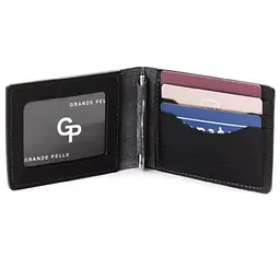 Затискач-портмоне GRANDE PELLE 11х8х0.5 см acs0032124 - мініатюра 5