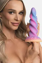 Фентезійний фалоімітатор Creature Cocks Glow-in-the-Dark Unicorn Dildo Creature Cocks SX2205 101112 - мініатюра 7