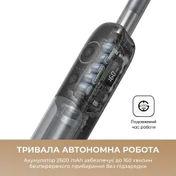 Акумуляторний миючий пилосос Dreame Mira Mop 10 White (HMF10A-WH) - мініатюра 4