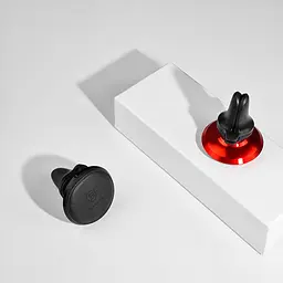 Тримач в машину Baseus Magnetic Air Vent Car Mount With Cable Clip чорний (16105) - мініатюра 5