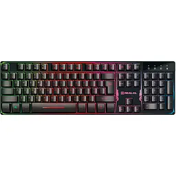 Клавіатура REAL-EL Gaming 8700 Backlit Black (EL123100015) [128762]