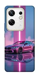 TPU чохол Demsky Pink neon car для Infinix Zero 30 4G