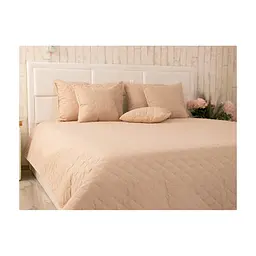 Покривало Руно двостороннє декоративне Velour Beige ромб 180х220 см (340.55_Beige ромб) - мініатюра 10