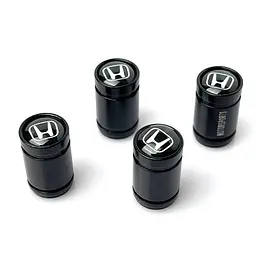 Захисні ковпачки на ніпеля Honda Чорні 4 шт - мініатюра 3