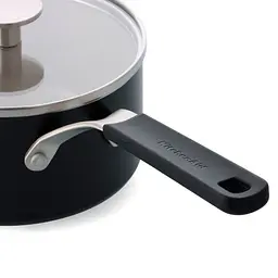 Ківш з кришкою KitchenAid АС, 16 см, 1,58 л, з керамічним покриттям, матовий чорний (CC009728-001) - мініатюра 3