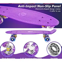 Пенні борд Penny board з підсвіткою колес Fish Skateboards - мініатюра 6