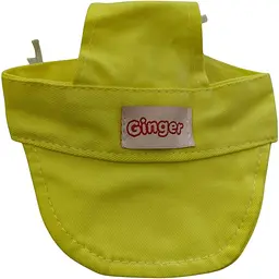 Кепка Ginger для животных универсальная с затяжкой желтая