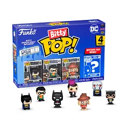 Набір ігрових фігурок Funko Bitty Pop! вініл 2,5 см серія DC 4 фігурки асорт.