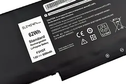 Акумулятор для Dell Latitude 7280 7290 7380 7390 7480 7490 7.6V 8200 mAh 62Wh (F3YGT-2S2P-8200) - мініатюра 2