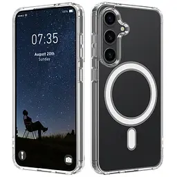 Чохол протиударний для Samsung Galaxy S26 (S942) Clear Case Ultra Hybrid with MagSafe Прозорий - мініатюра 2