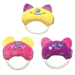 М'яка іграшка для собак DoggyMan Baby Monster з піщалкою ідеальний розмір для малих порід асортимент монстрів