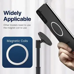 Тримач для телефона Ulanzi Vijim Magnetic Desk iPhone Stand UV-2908 HP002 Black - мініатюра 5