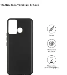 Силіконовий чохол BeCover для Infinix HOT 12 Play NFC (X6816D) Black (708638) - мініатюра 2