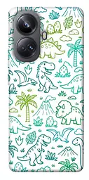 TPU чохол Demsky Dino pattern для Realme 10 Pro+