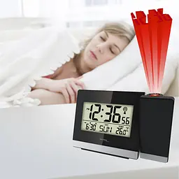 Годинник проекційний Technoline WT536 Black (WT536), Чорний - мініатюра 3