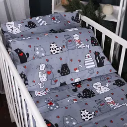 Підковдра MirSon Бязь Kids Time 17-0671 With Love Cats 110х140 см Різнокольорова (2200010179026) - мініатюра 4