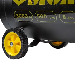 Компресор Sigma чотирициліндровий безмасляний 3кВт 418л/хв 8бар 50л (7042561) - мініатюра 6