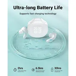 Навушники TWS Acefast T9 porcelain white - мініатюра 6