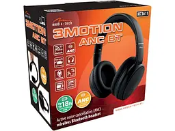 Навушники з мікрофоном Media-Tech 3MOTION ANC BT Black (MT3611) - мініатюра 7