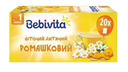 Дитячий фіточай з ромашкою Bebivita в пакетиках, 20 шт.